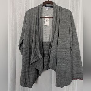 Tommy Hilfiger Gray Women's Open Front Cardigan